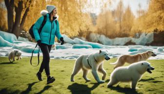 Hollywuff sorgt bei ihrer Hunderunde für gute Laune